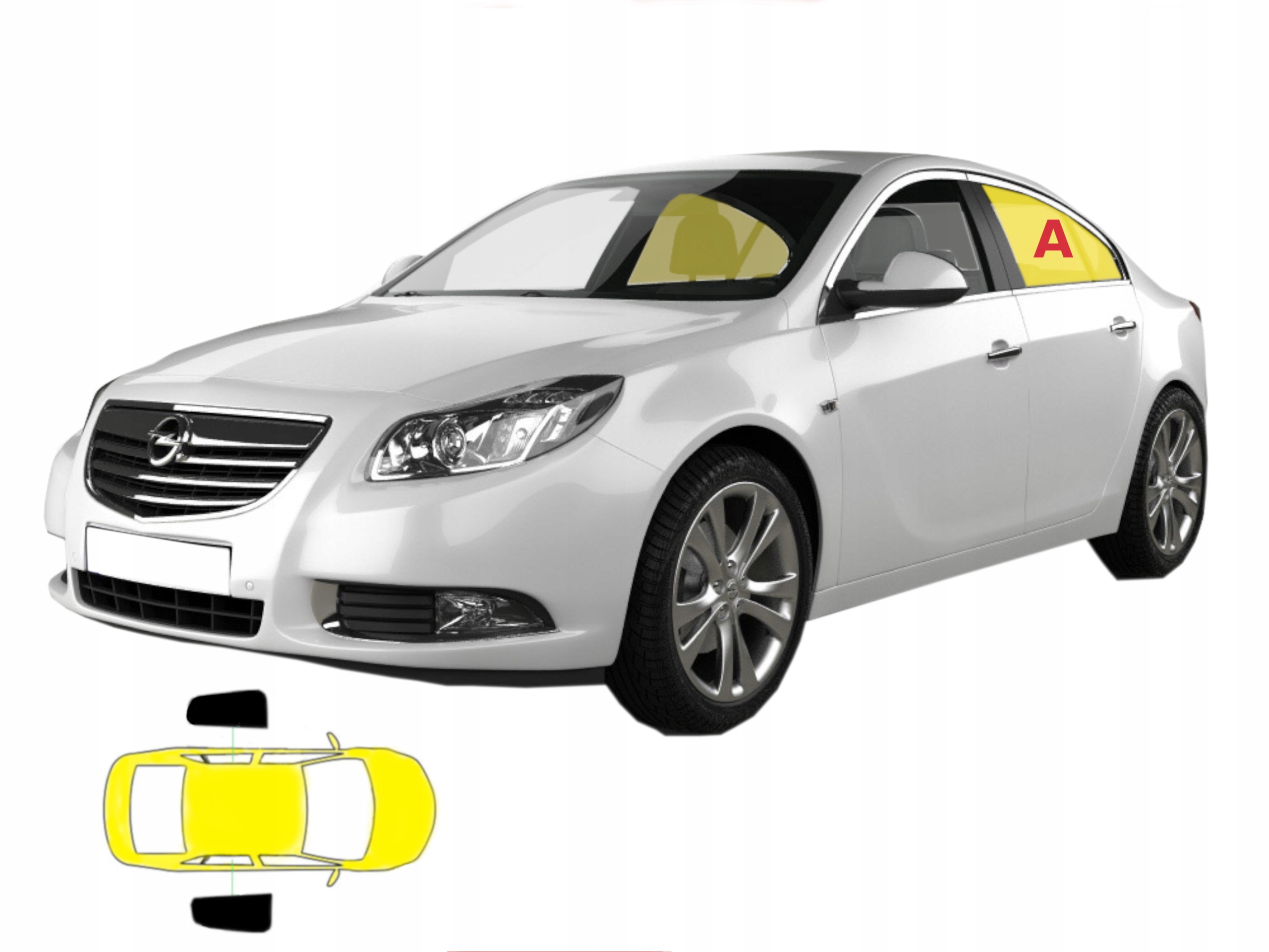 Sluneční clony určené pro Opel Insignia A liftback/sedan