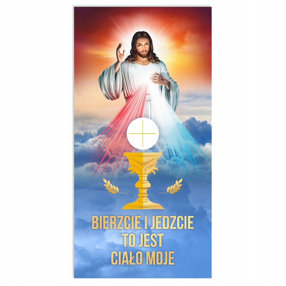 BANER ZMARTWYCHWSTANIE 1x2m WIELKANOC PROCESJA