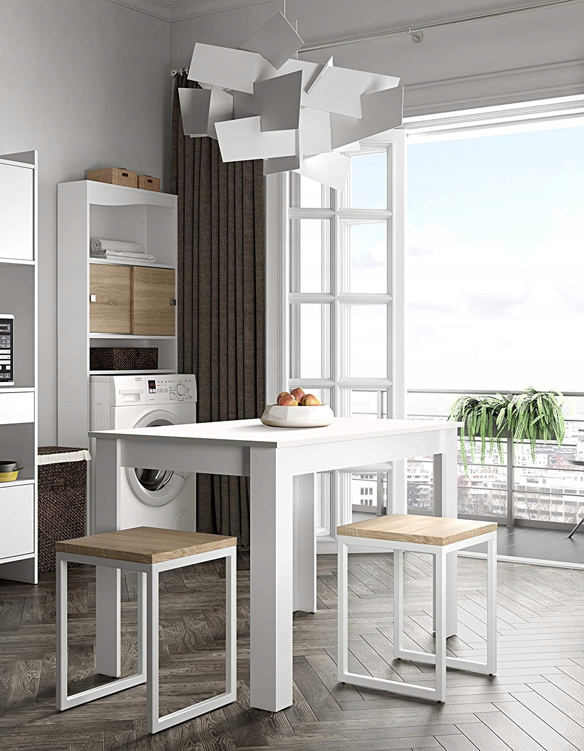 Stół Libre 110x70+4 krzesła Milano RÓŻNE KOLORY Długość stołu 110 cm