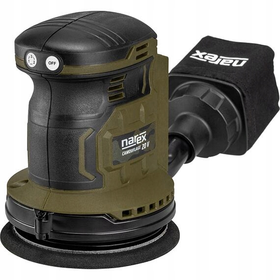 Narex Camouflage Cbe 125-3 Basic Box excentrická brúska 20V, 125mm, rozkmit