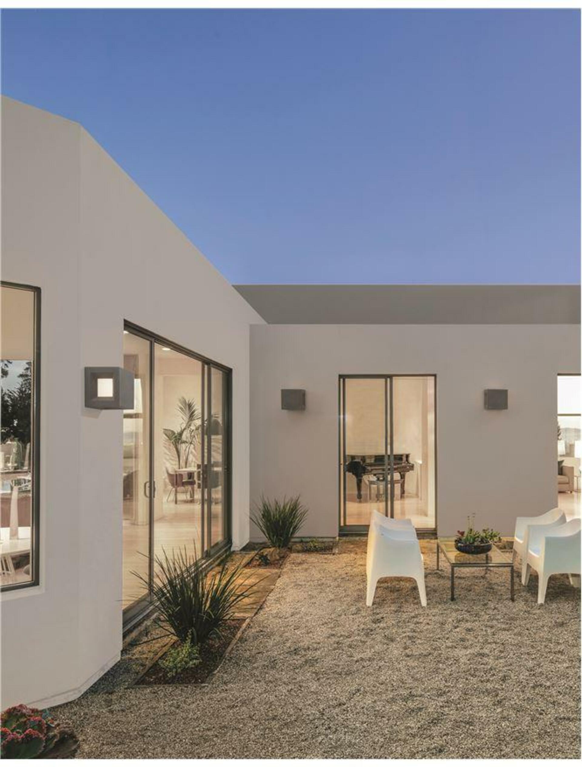 Nova Luce vonkajšie nástenné svietidlo Castro sivý pieskovec a akryl E27 1x12W