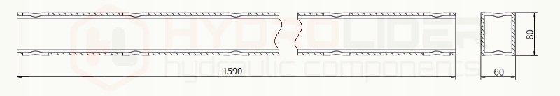 KROKODYL BELKA GORNA 1 59m TULEJE ZEBY 680 Part number 1 53 03 085