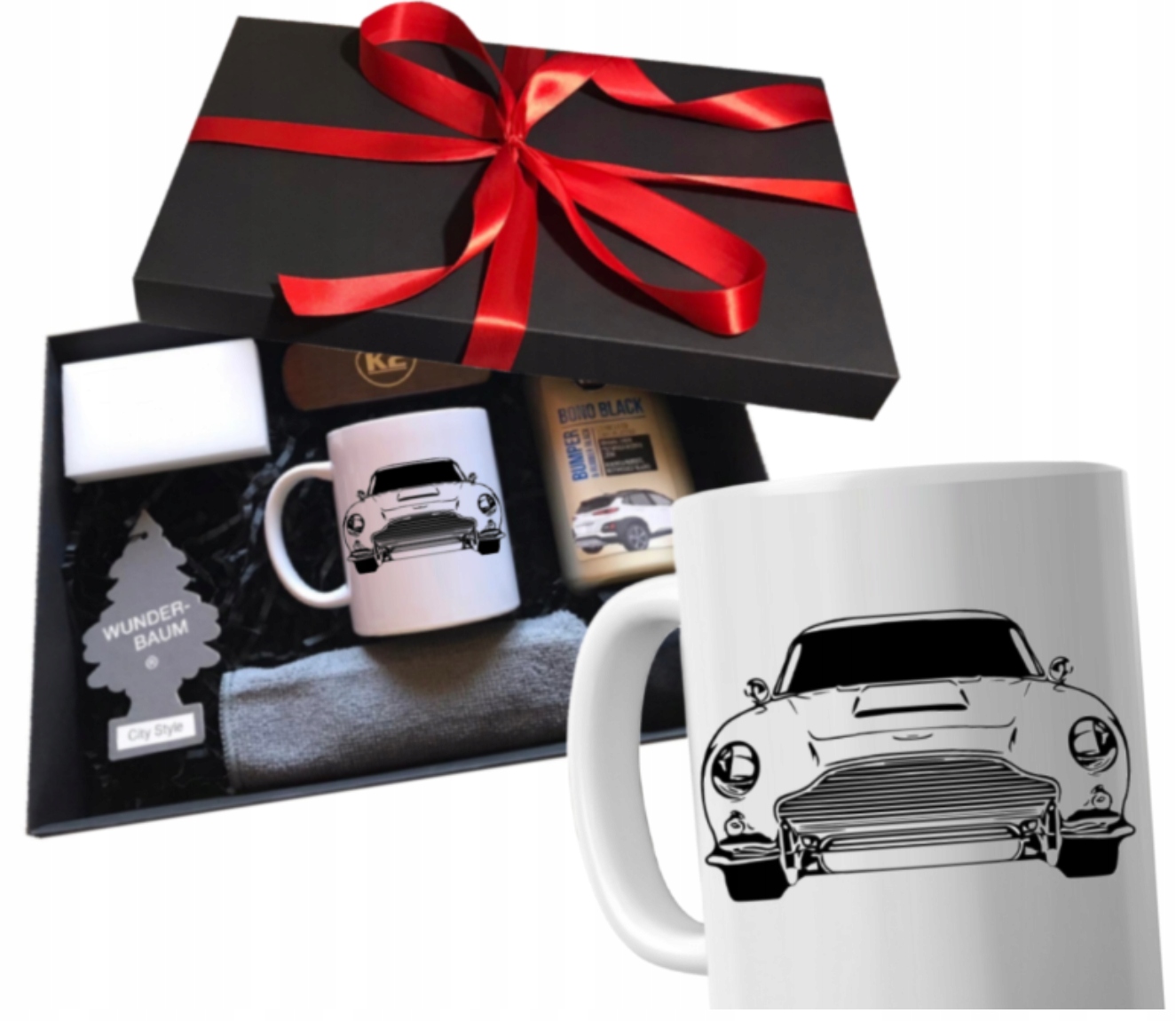 Sada dárek pro fanouška Bond 007 pro řidiče auta Aston Martin