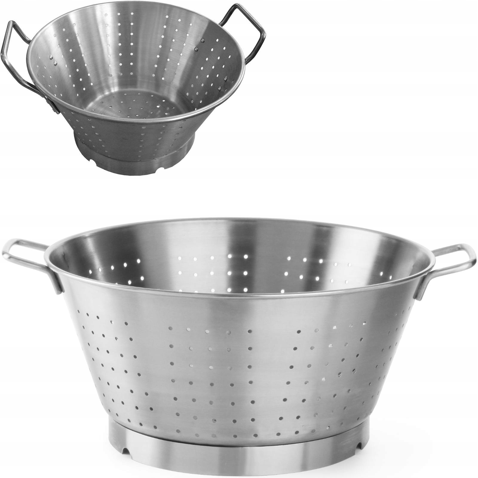 Cedníková vana Hendi Profi Line ocelová, průměr 320 mm, cedník