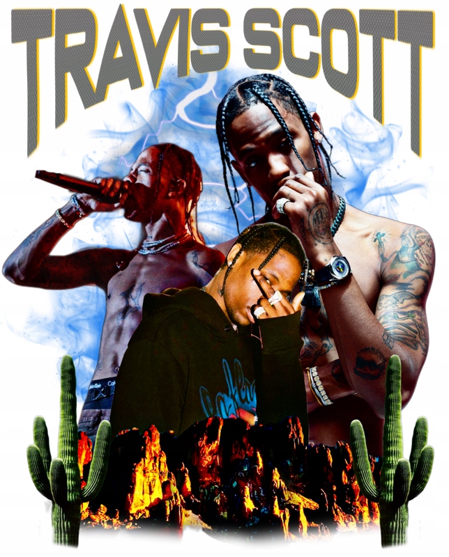 

Naprasowanka Travis Scott 1 Na Odzież