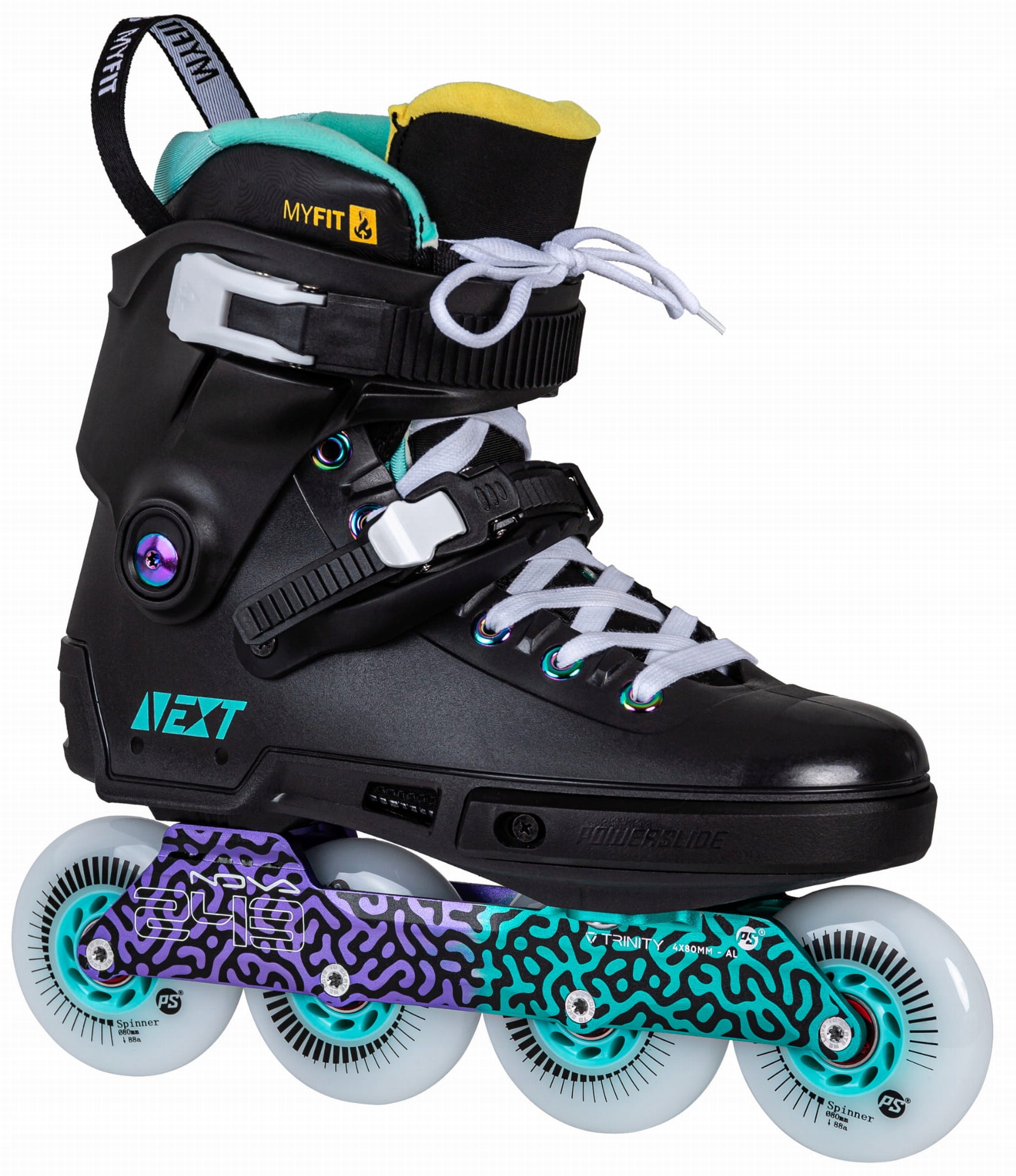 Rolki freeride Powerslide Next 80 Multicolor 36-37