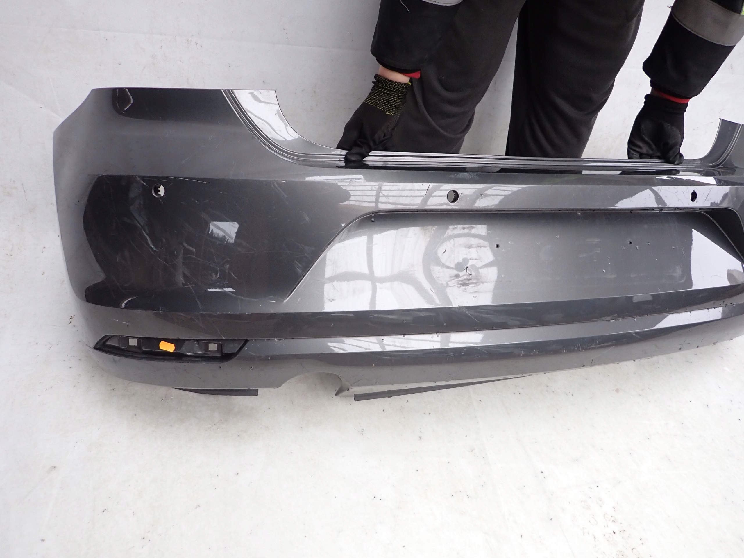 VW POLO 6C 14-17 bumper rear part rear