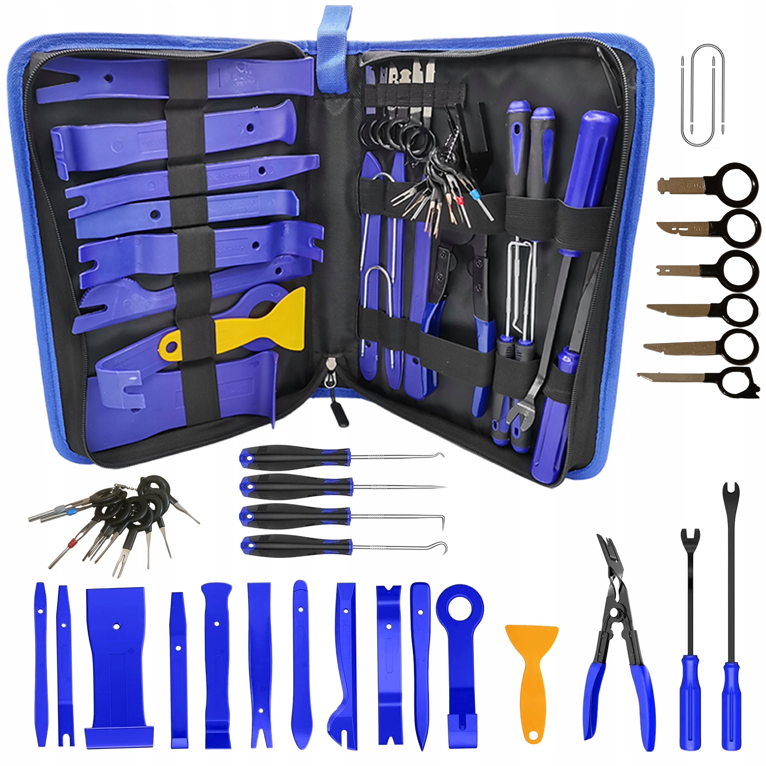 Páčidla Klíče Vyndavače Pro Demontáž Autočalounění V Penálu Penál