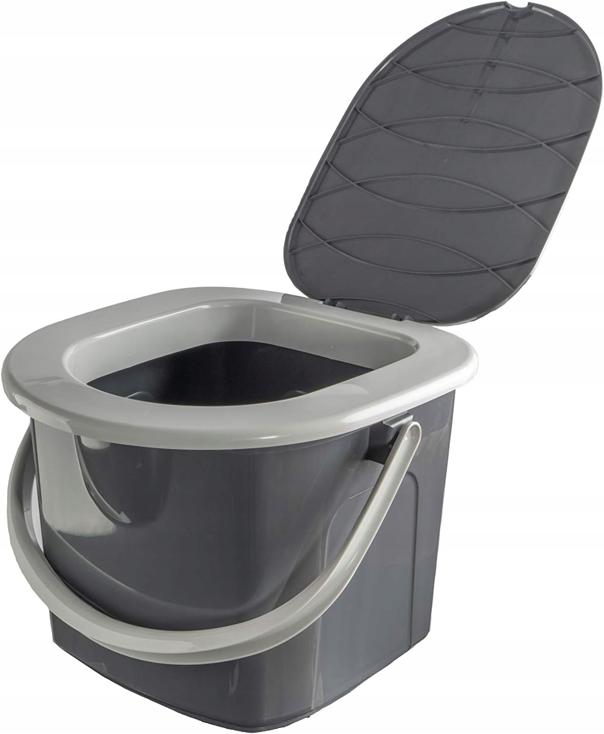 BRANQ - Toaleta turystyczna przenośna - WC na działkę - wiadro - 15,5 L