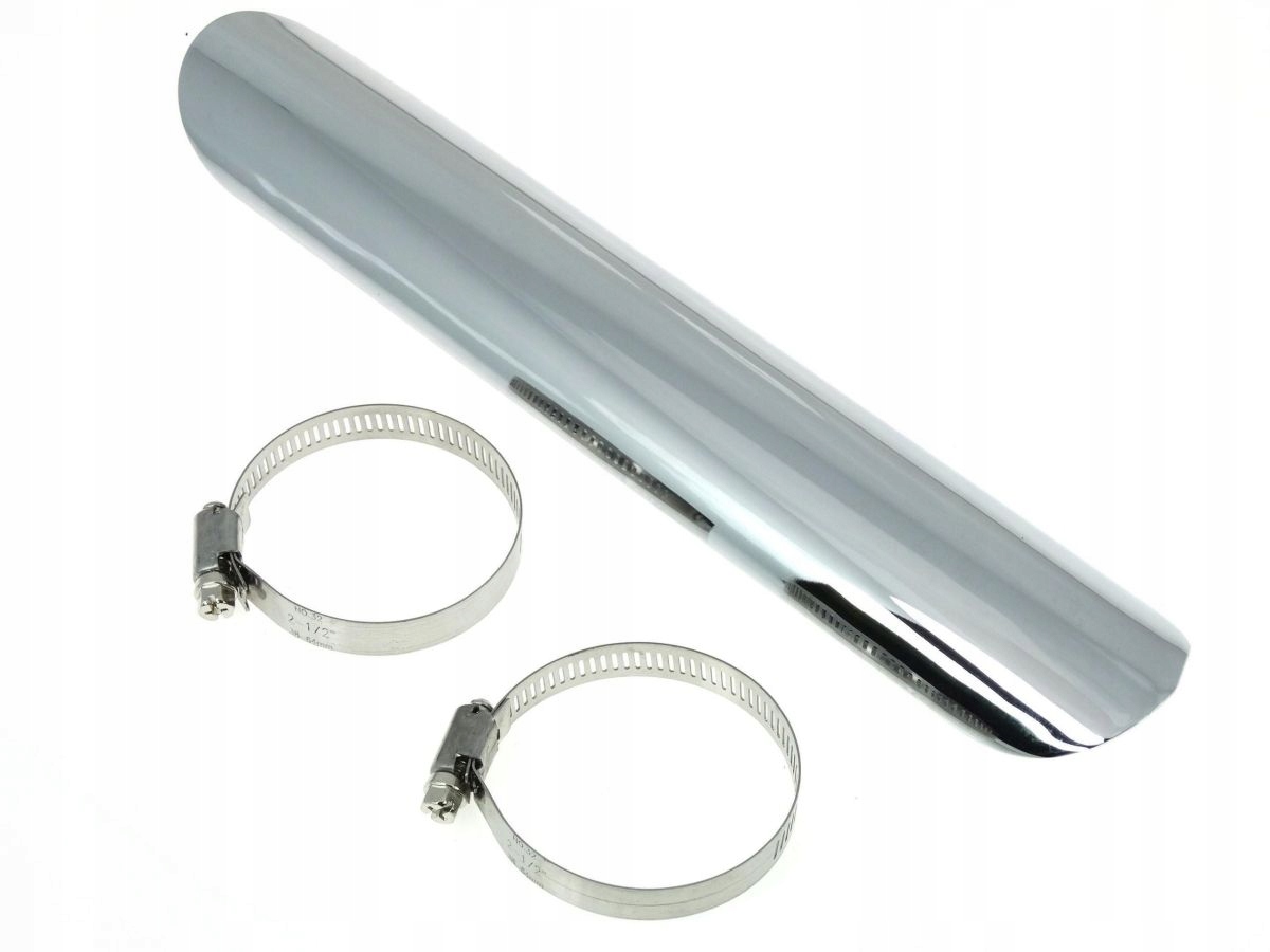 00-12505 - ХРОМОВАНА КРИШКА ГЛУШНИКА ВИХЛОПНОЇ ТРУБИ 30,5 СМ