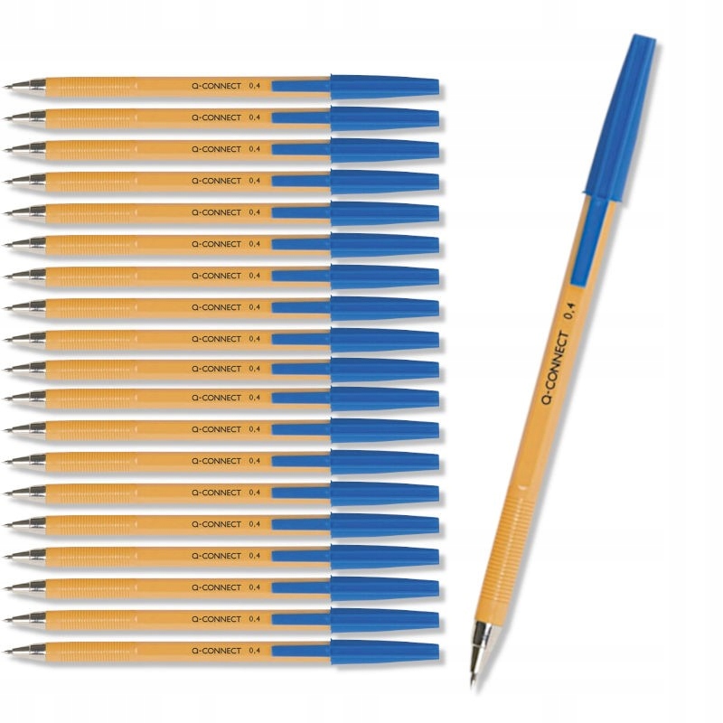 

Długopis Niebieski Q-connect 0,4mm zestaw 20 sztuk