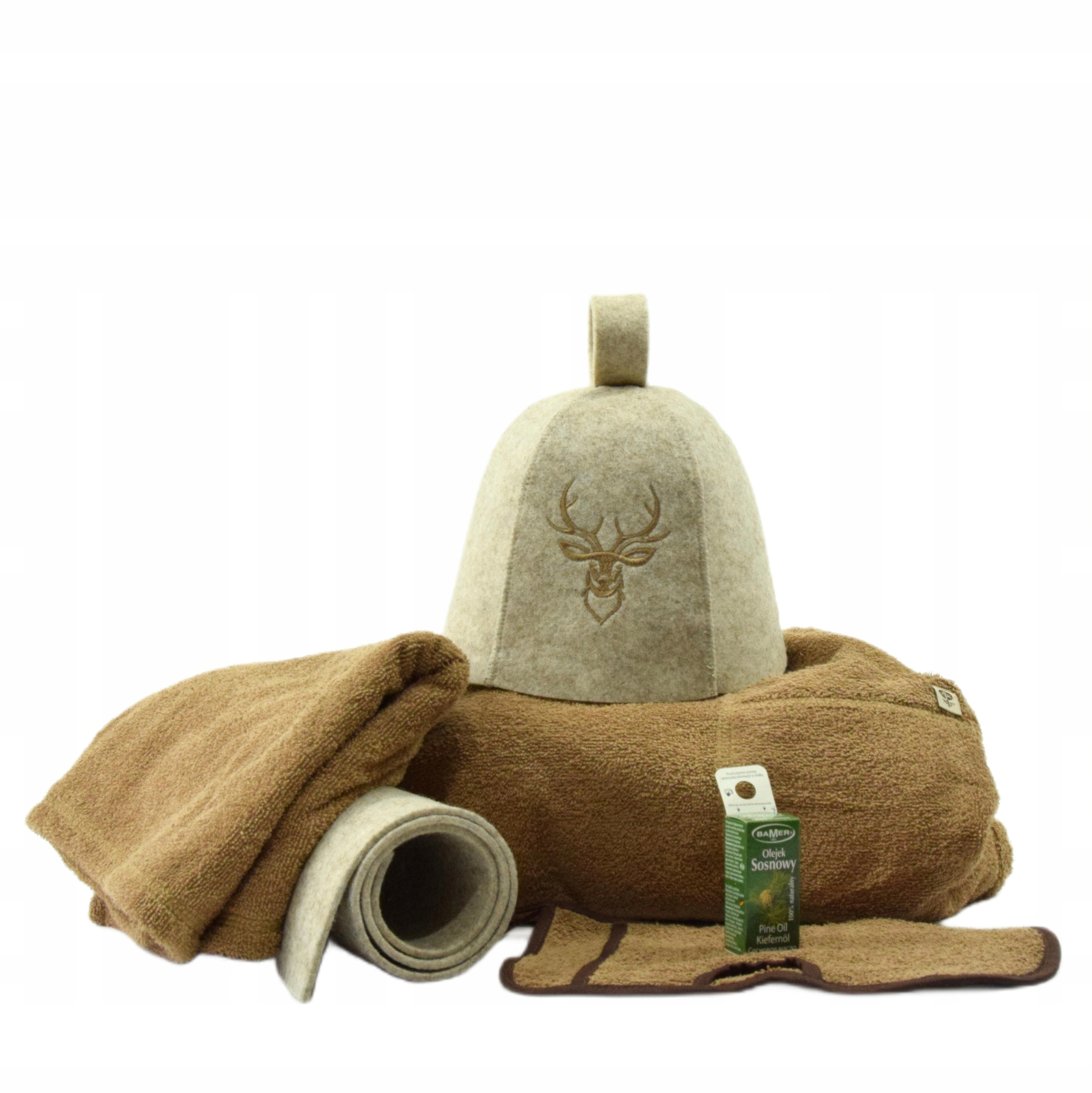 Čepice Klobouk do sauny Kilt Mata Ručník pánský set 6 cz velikost-L