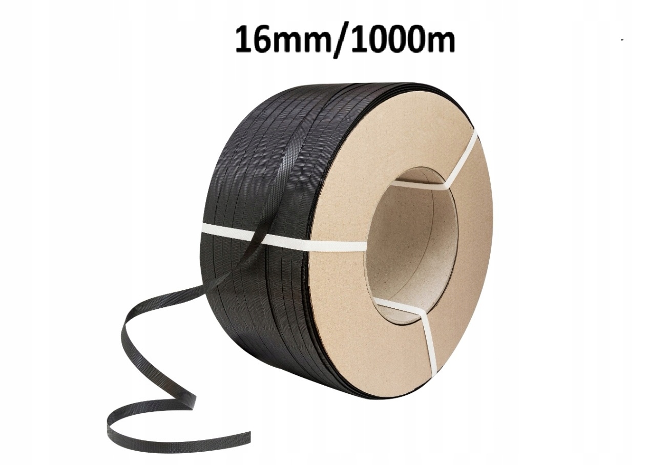 16mm Taśma Pp Spinająca Pakowa Pp Czarna Do Palet