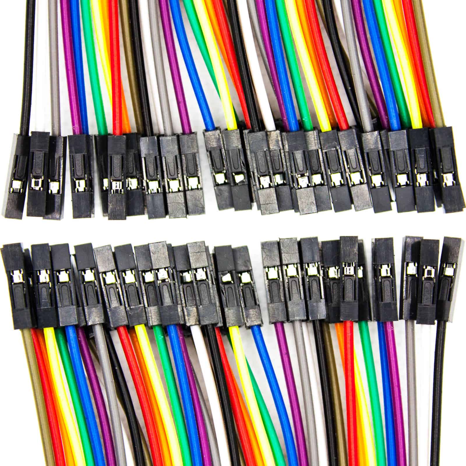 

Przewody połączeniowe 20cm 40szt żeńsko-żeńskie