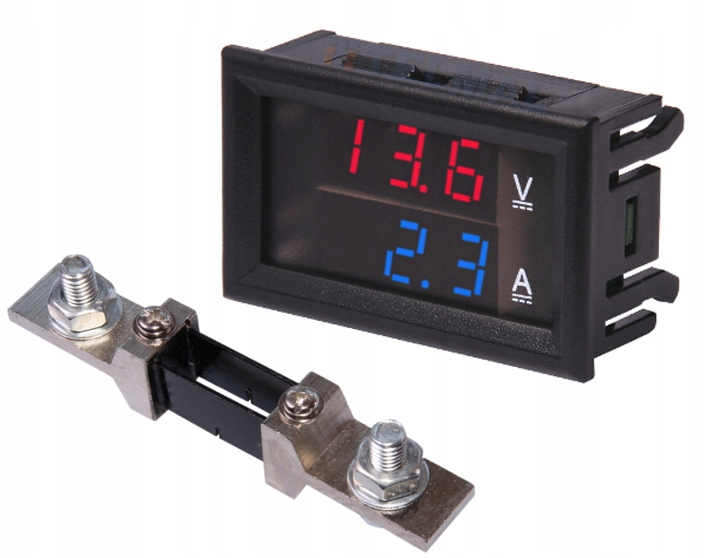 

Amperomierz 200A + woltomierz 100V + bocznik