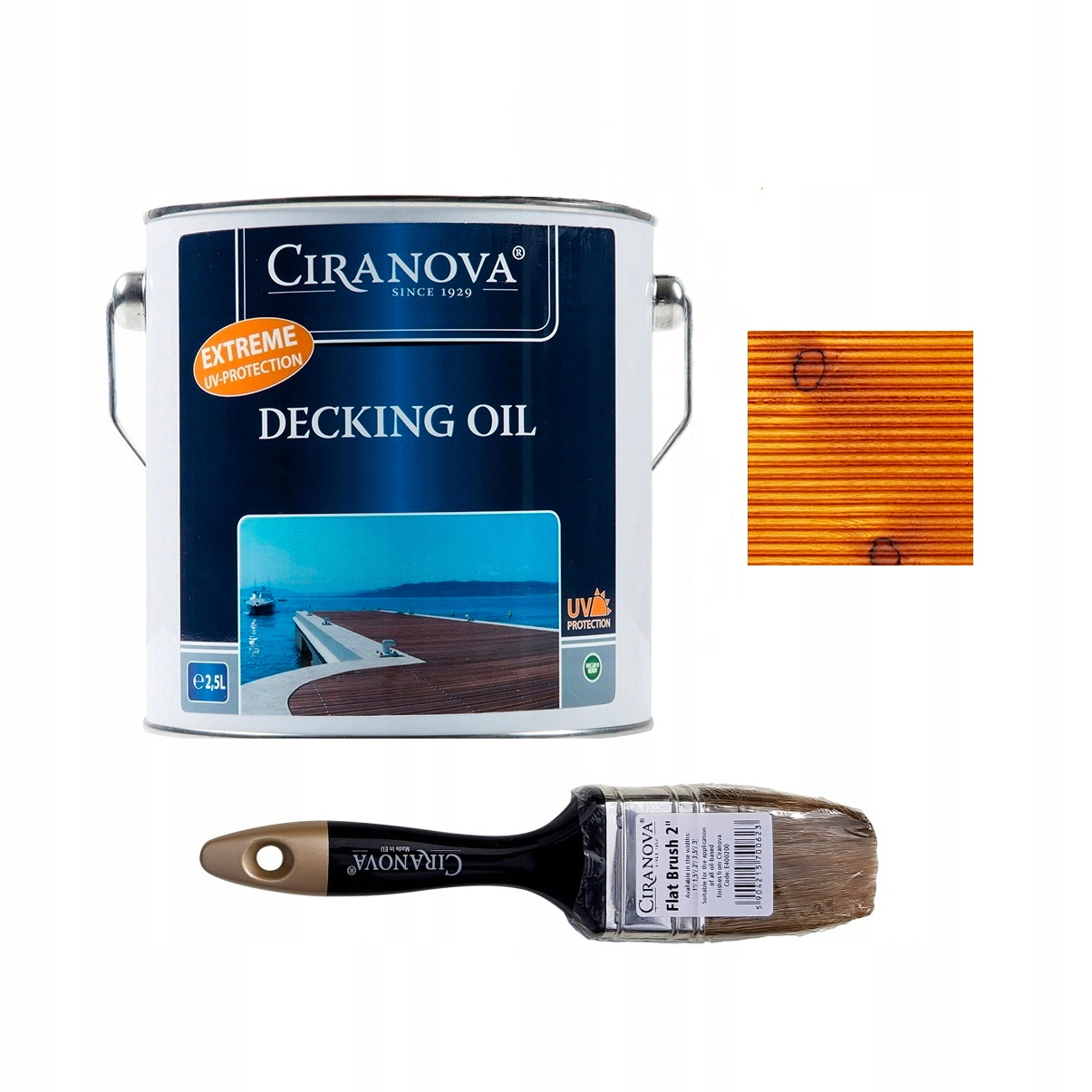 

Olej Do Tarasów Ciranova Teak 2.5L Pędzel
