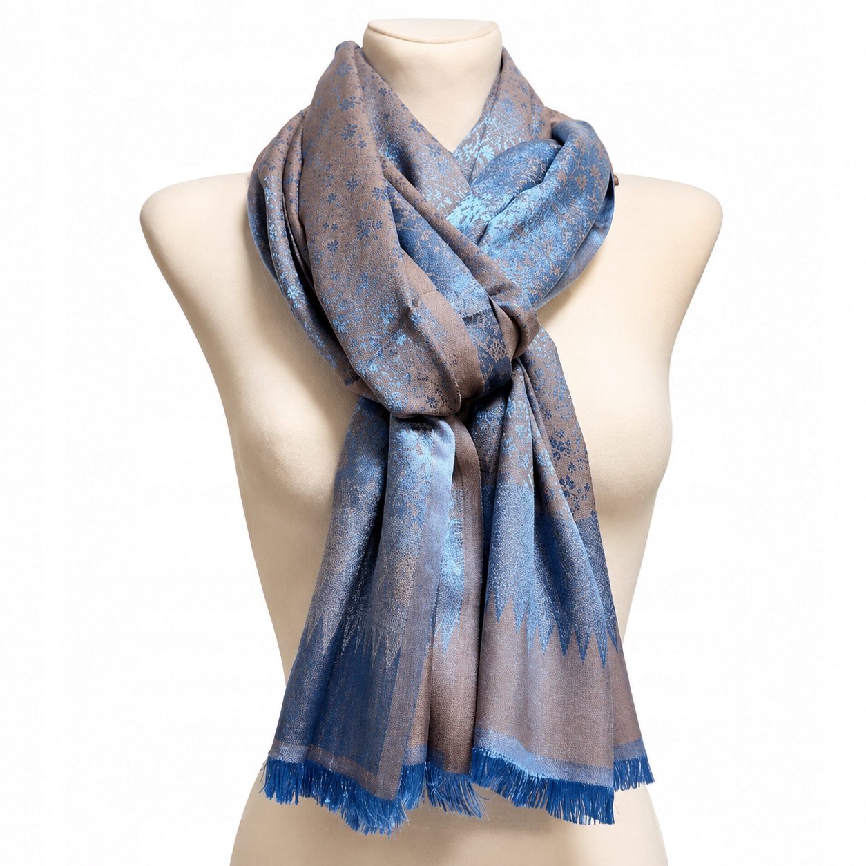 Dámská šála na kabát Silk Art Elegantní turecký Orient