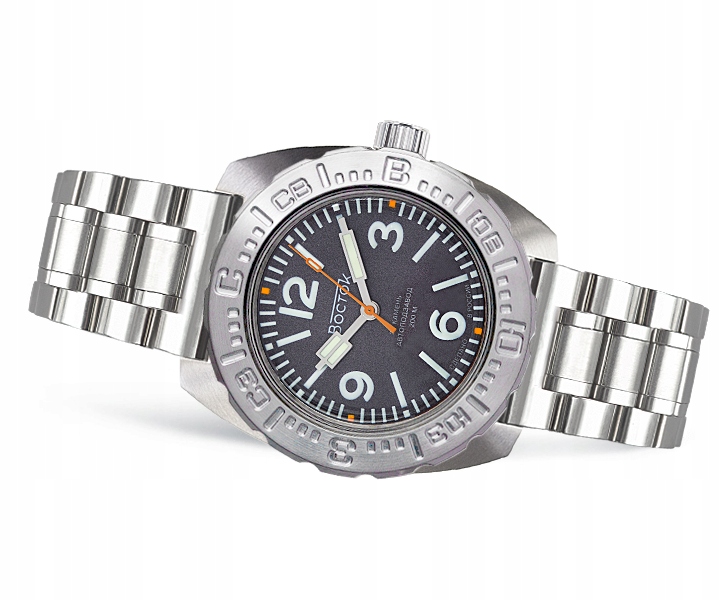 Hodinky Vostok Automat Amphibia Potápěč 17054G Masivní