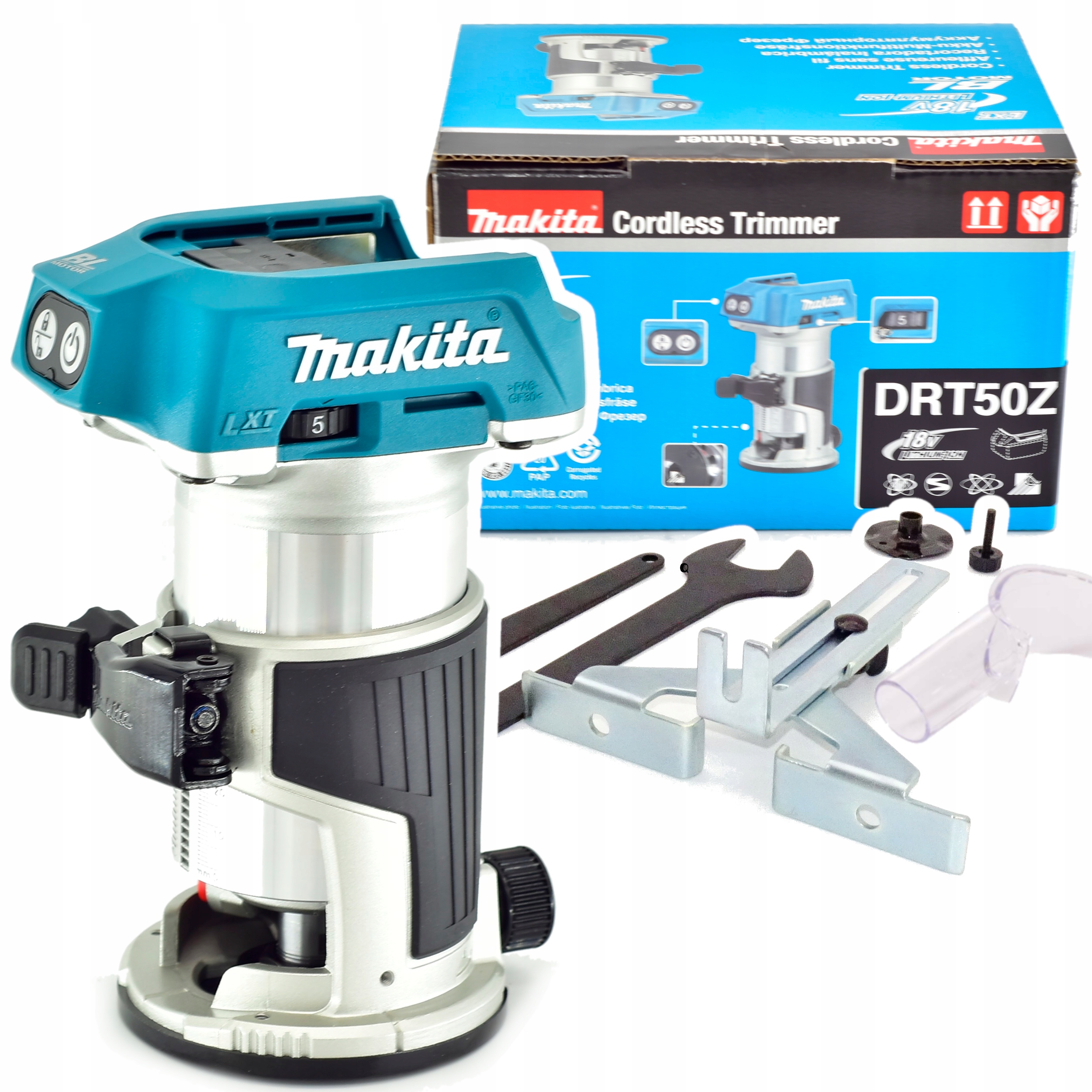 Makita DRT50Z Frezarka Górno wrzecionowa z regulacją obrotów 18V Lxt
