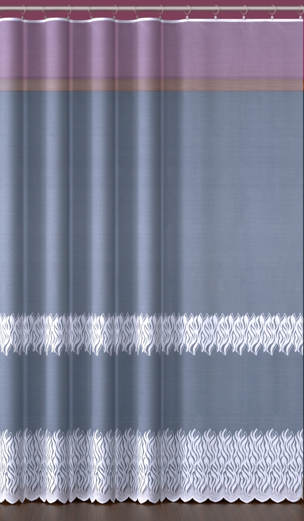 Mg Záclona žakár 628/54 Bílá 250x250 s páskou M