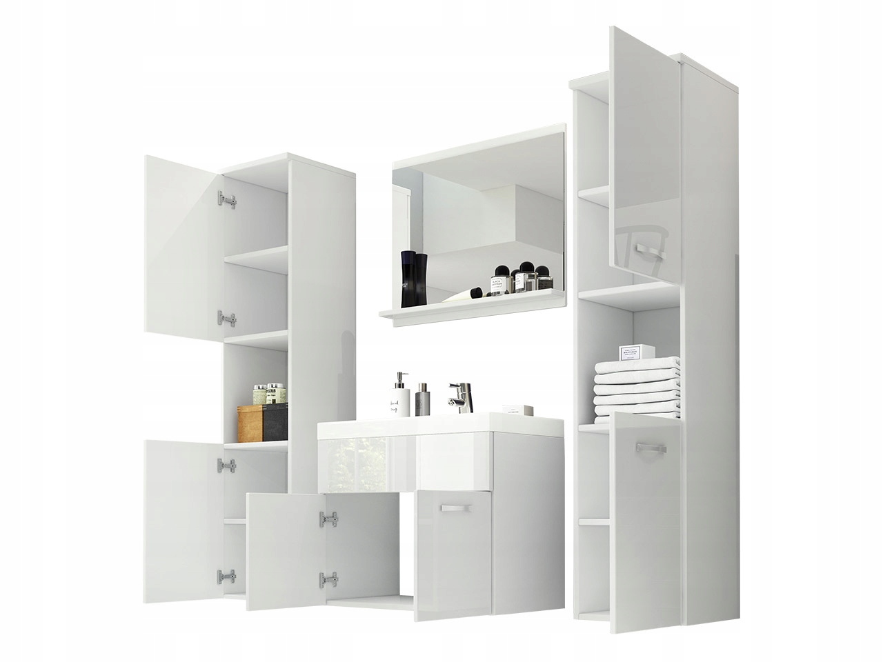 MEBLE ŁAZIENKOWE zestaw z umywalką MONTREAL XL Marka Mirjan