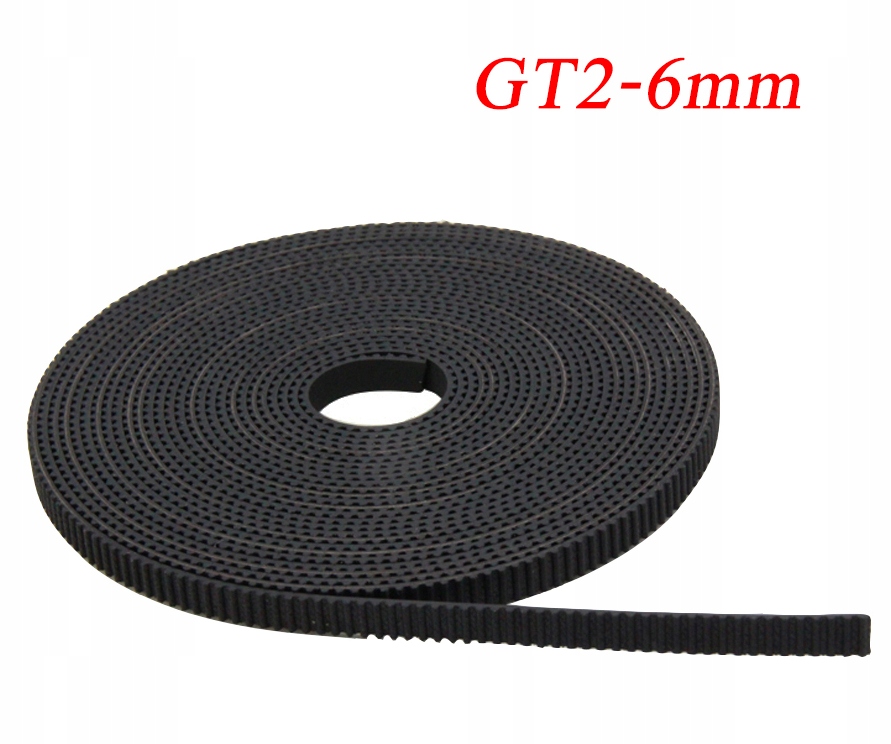 

pasek zębaty GT2, 6mm, elastyczny, 1mb