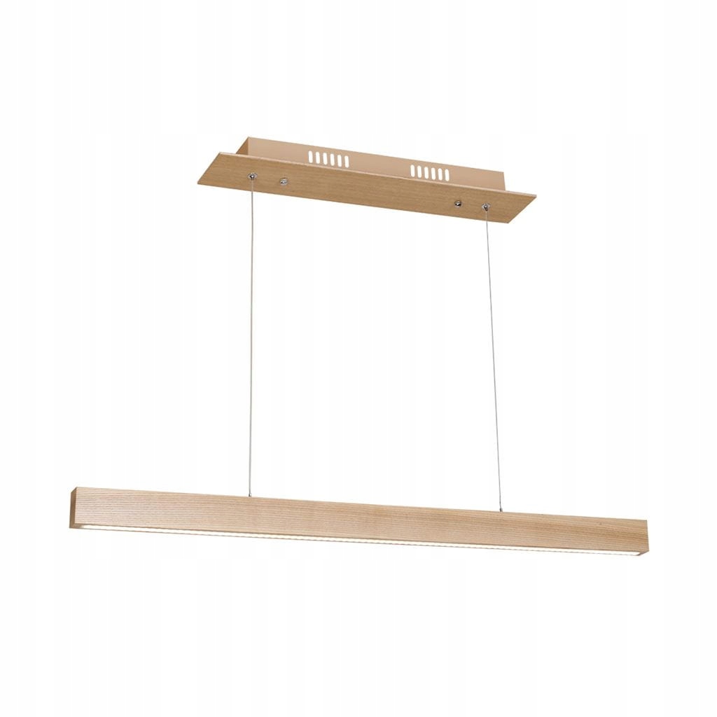 Závesná lampa Led luster s lištou, hnedá, Milagro