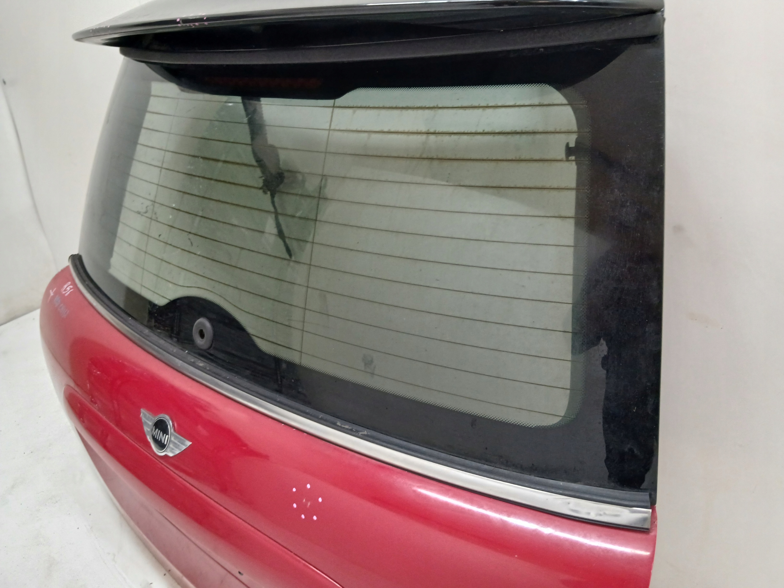 trunk door boot rear MINI R56 RED CHILI