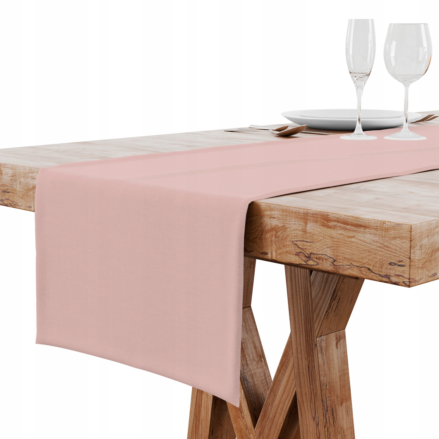 

Bieżnik Plamoodporny Solid 40X140 Pudrowy Róż