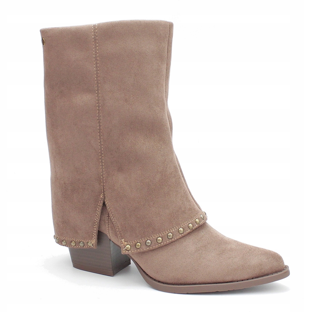 Vinceza 16516 Béžové Vysoké Kotníkové Boty vel. 39