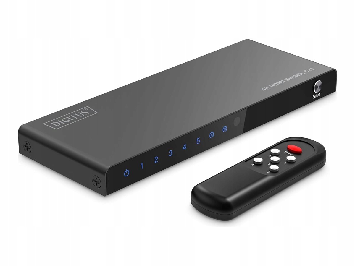 Digitus 8K Hdmi Switch, 5x1 DS-55334 Black