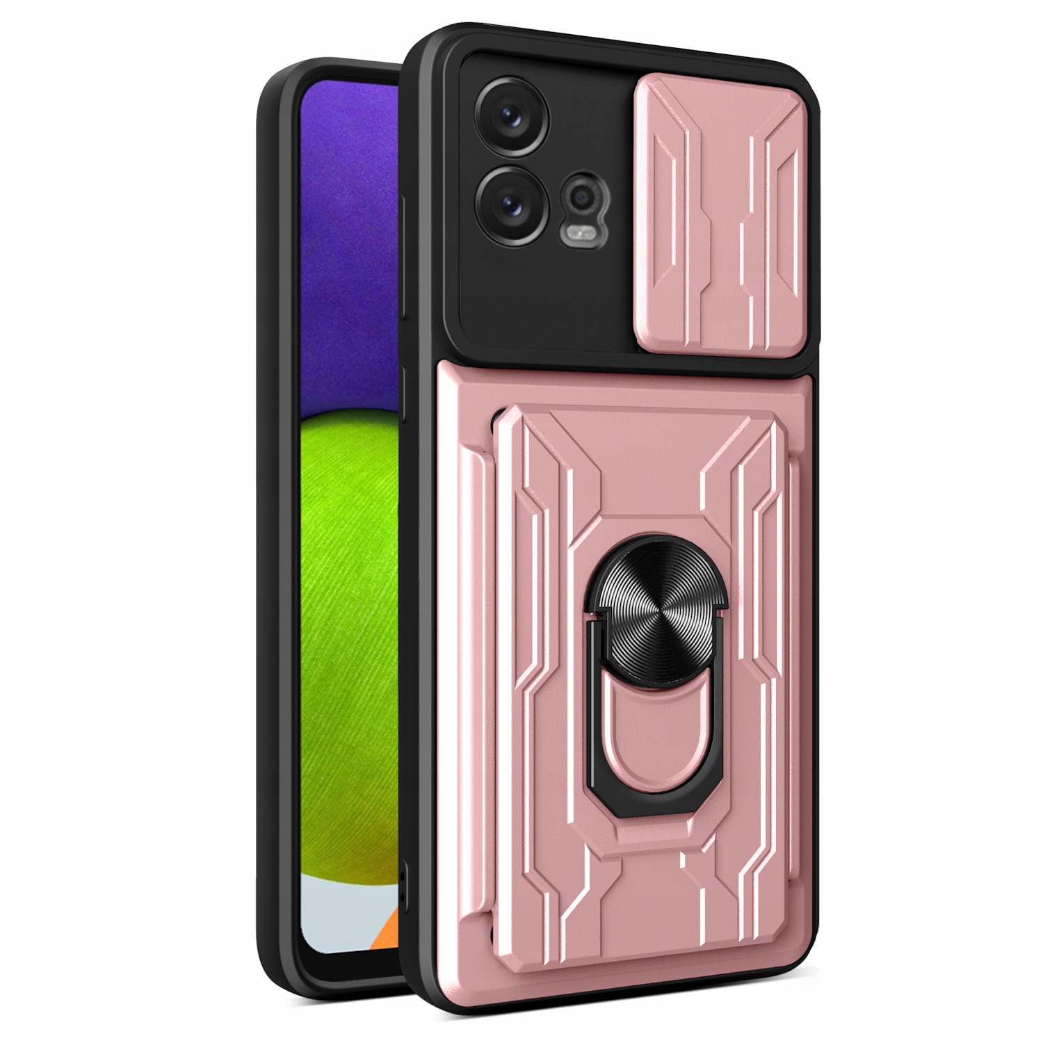 

Ring Obudowa Etui Pancerne do Motorola Moto G72