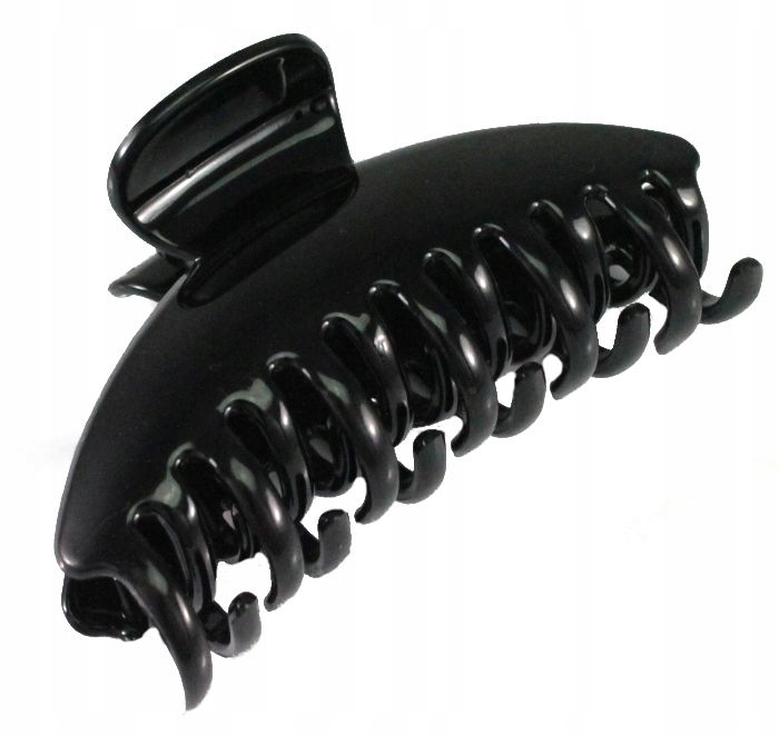 

Klamra Do Włosów Spinka Szczęka Czarna Błysk 8 CM