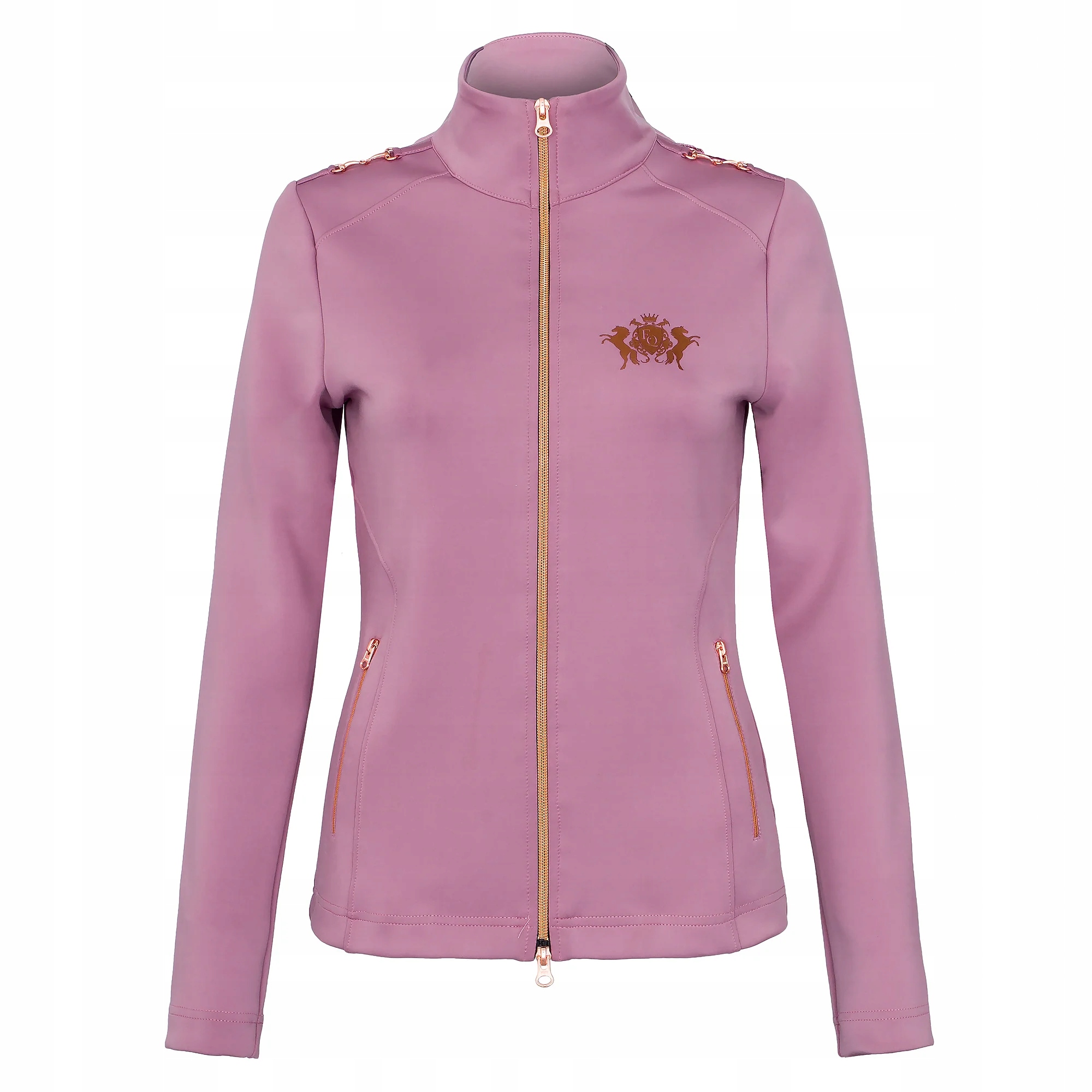 Mikina Equestrian Queen 25AW se zapínáním, růžová, velikost S