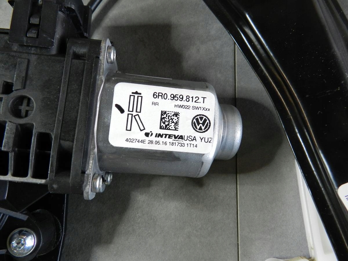 VW JETTA 5C Mécanisme Vitres Droite Arrière 5C6839462D