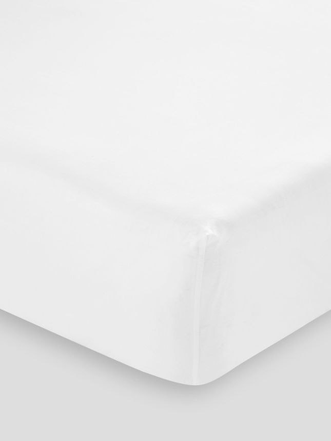 

Prześcieradło z gumką 100% bawełna 160x200 Białe