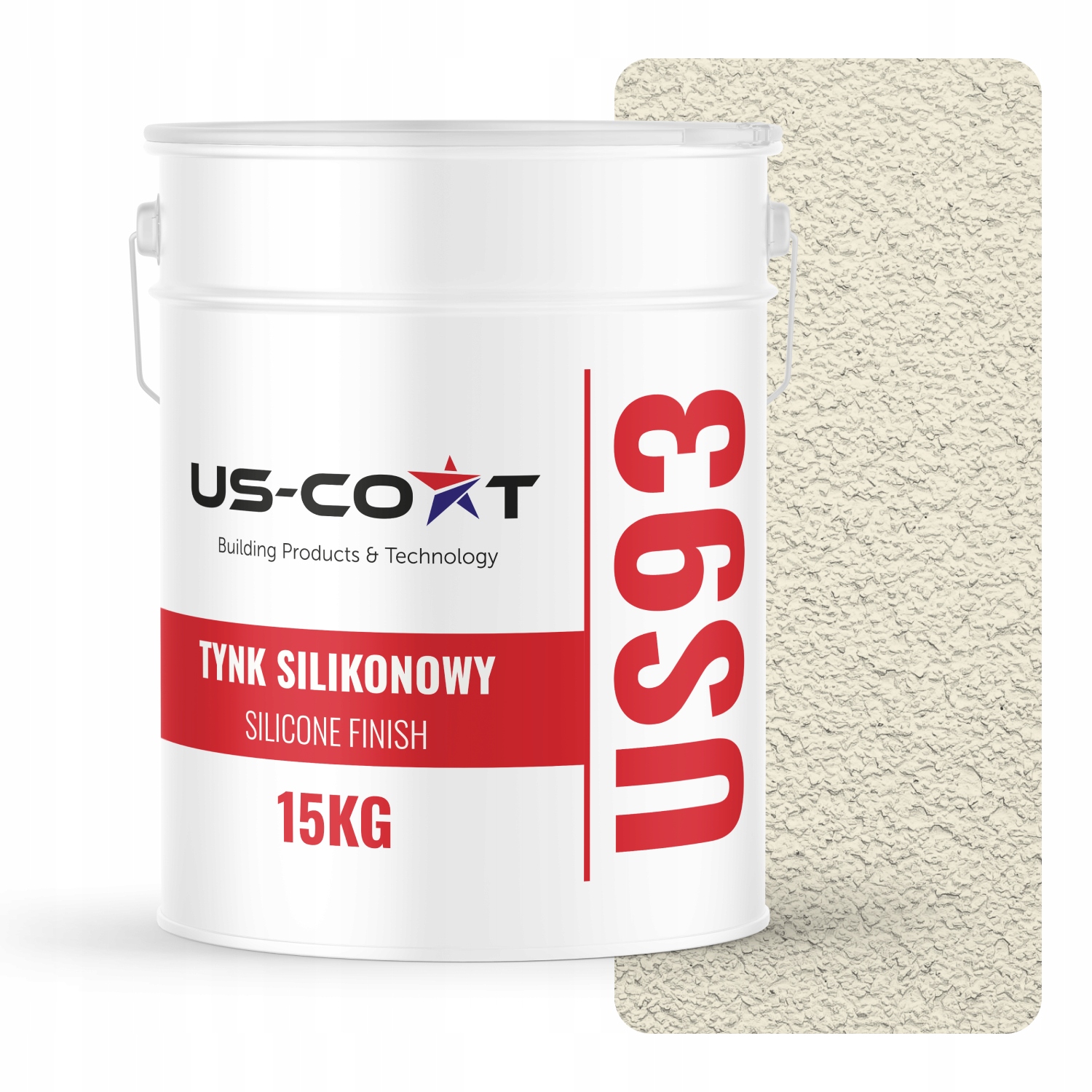 Silikonová Omietka Biela Zlomená V Béžovej F771 15KG Baranek Granulácia 1.5 mm