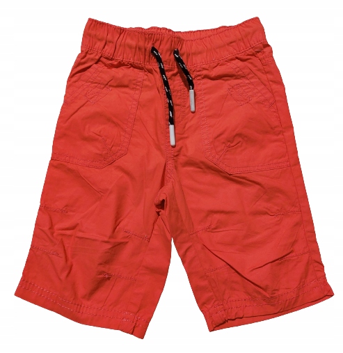COOL CLUB Szorty letnie chłopięce spodenki krótkie czerwone r. 92