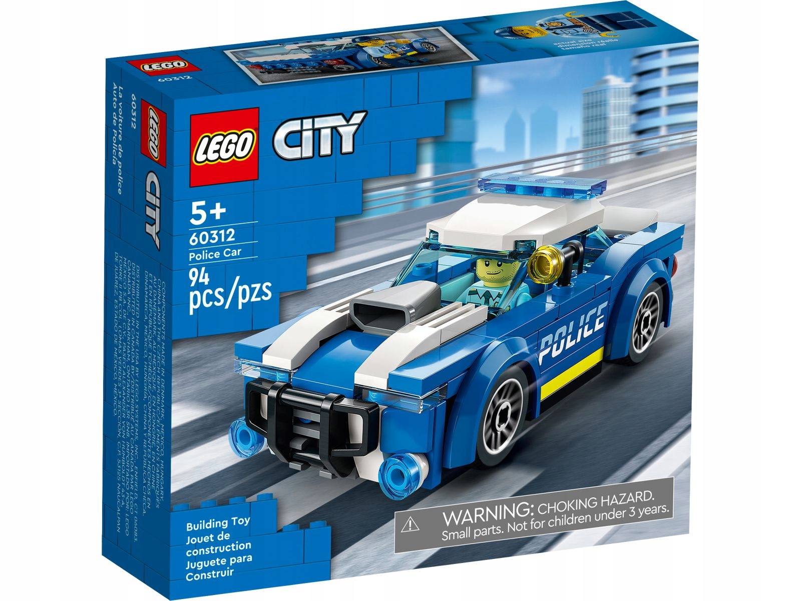 KLOCKI LEGO CITY 60312 SAMOCHÓD POLICYJNY