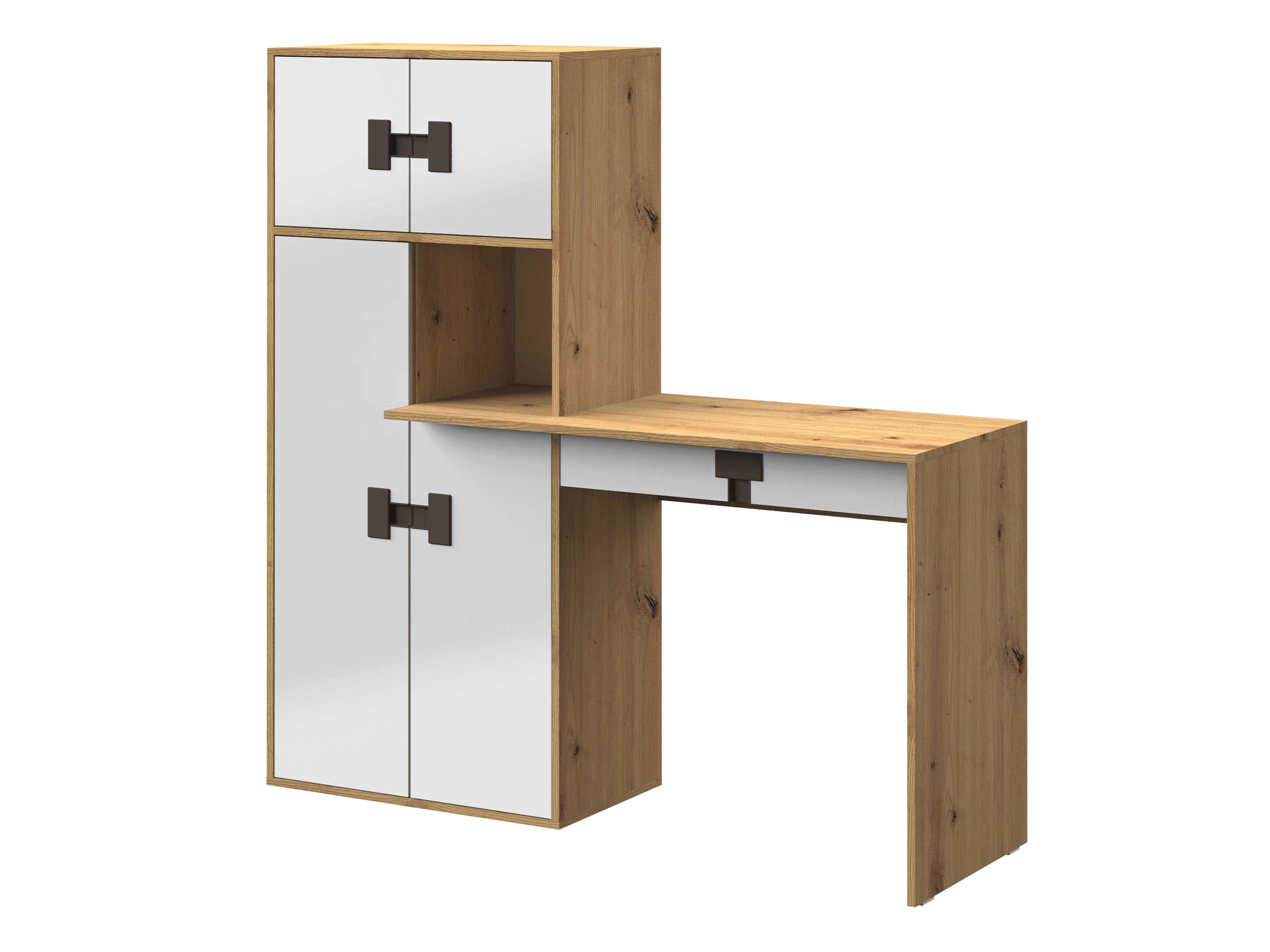 BIURKO MŁODZIEŻOWE z regałem INDEX