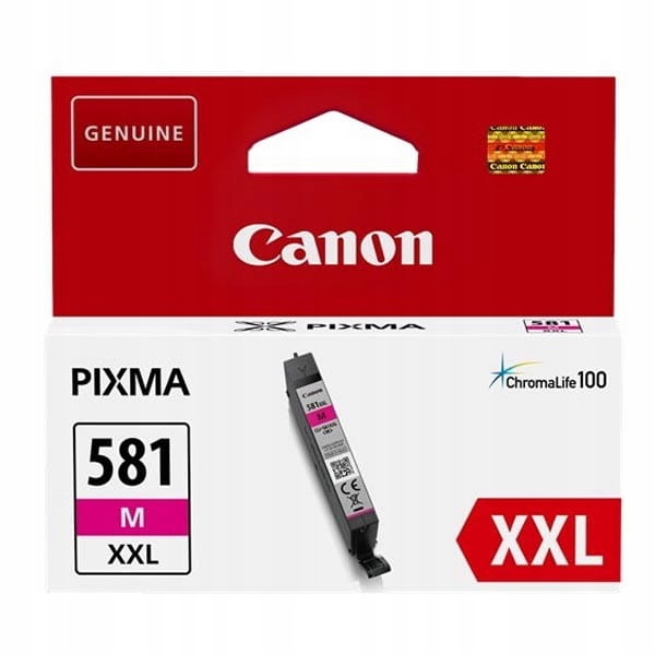 Inkoust Canon CLI581M CLI-581M XXL červený, originální