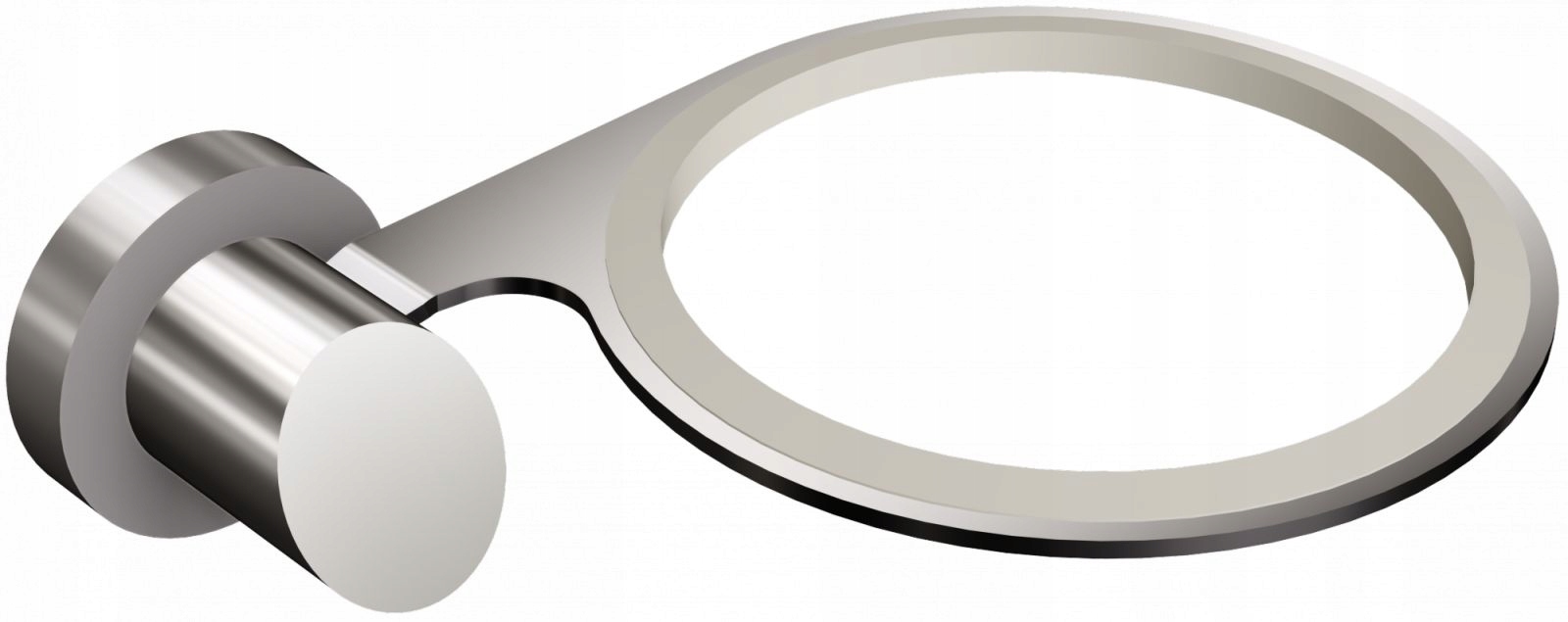 Koupelnový držák na vysoušeč vlasů ocelový