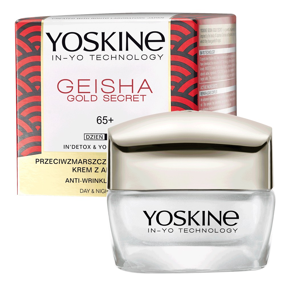 Přírodní zpevňující denní a noční krém Geisha Gold Secret Yoskine 50 ml
