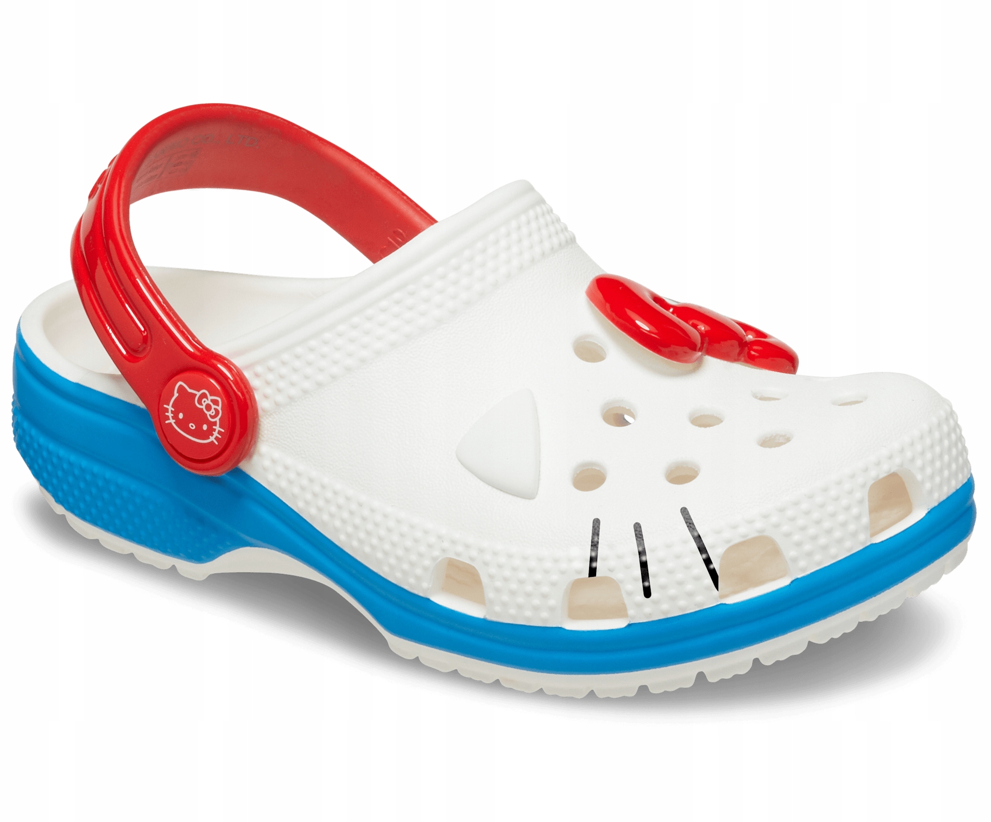 Crocs Iam Hello Kitty Classic 209454-100 białe klapki crocsy J1 32-33