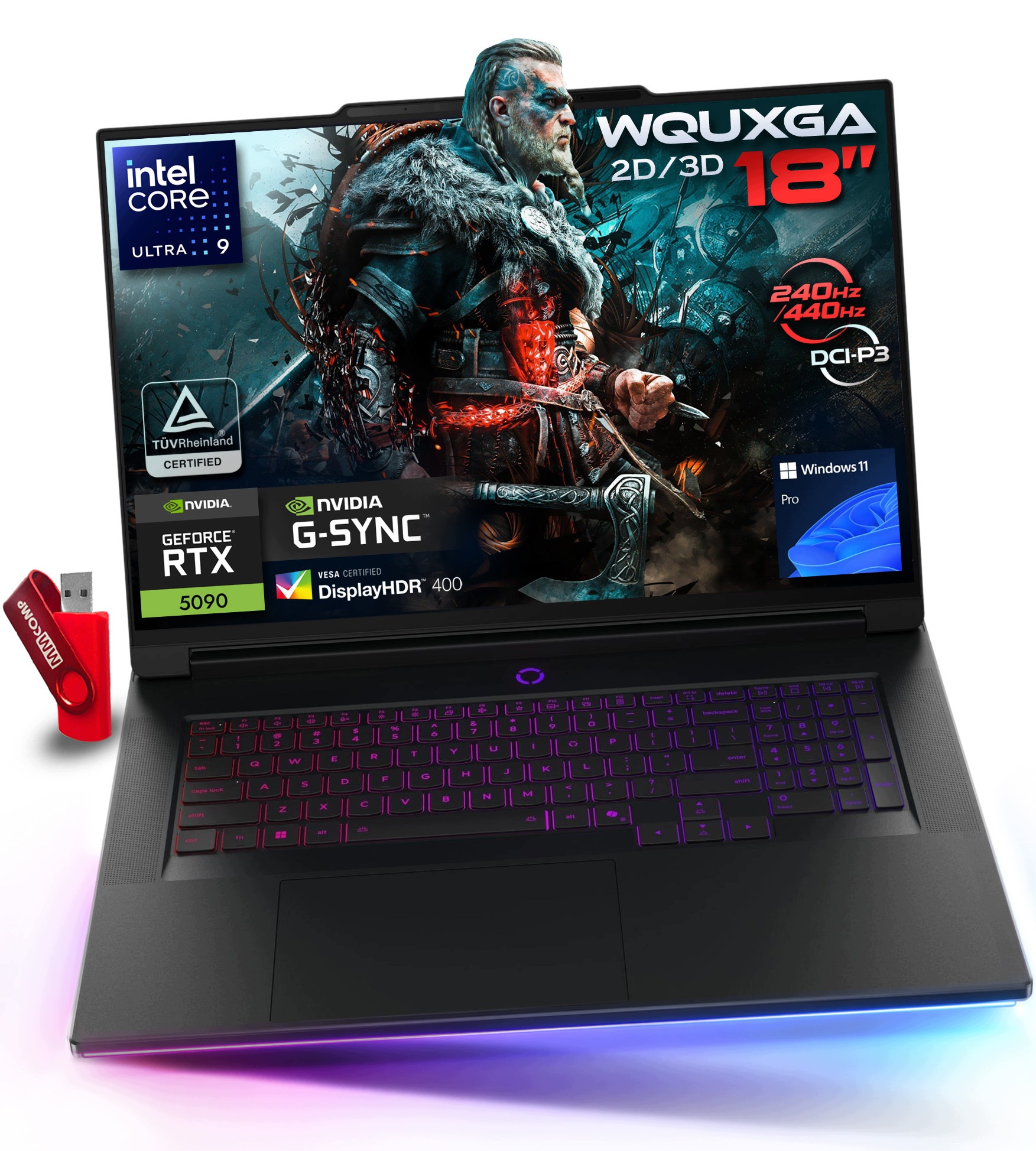 Laptop Lenovo Legion 9 Ultra 9 275HX 96GB 2TB Ssd 3840*2400 Ips Rtx 5090