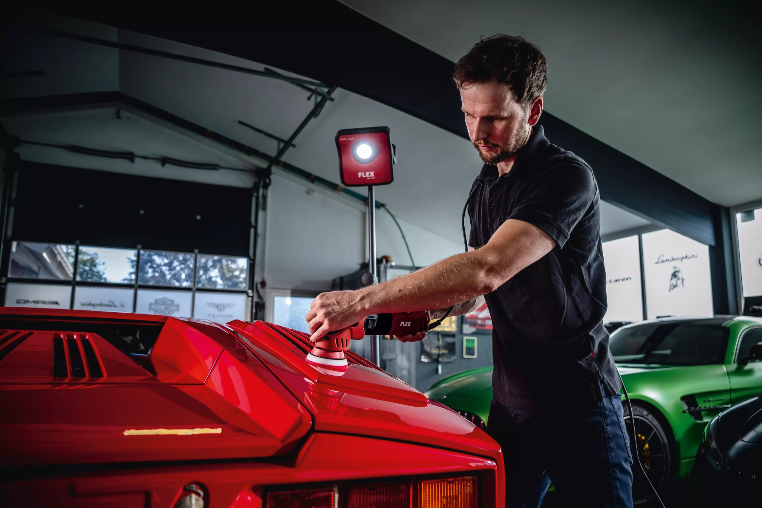 FLEX XFE 7-12 80 mm - MASZYNA POLERSKA DUAL-ACTION Zasilanie sieciowe