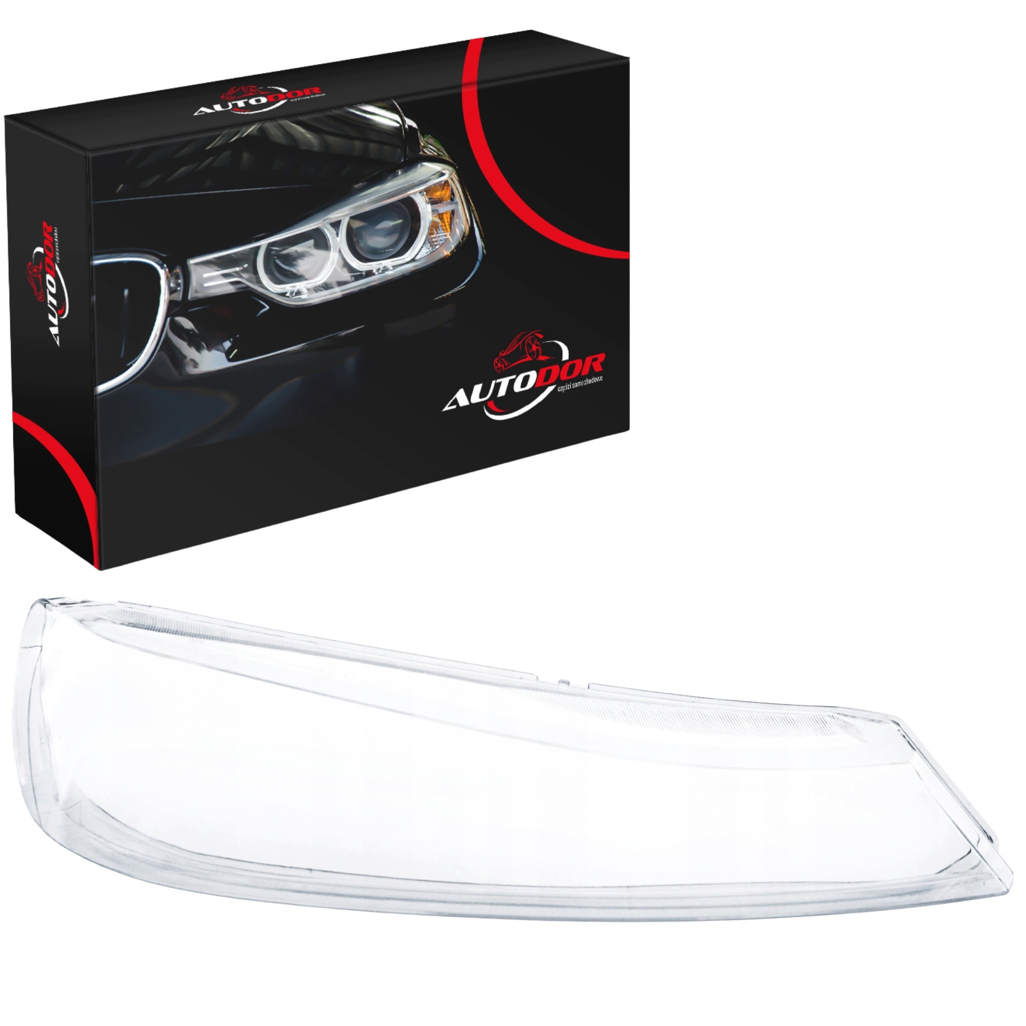 Peugeot 406 1999 2004 Lift Stínidlo Sklo Reflektoru Lampy Pravá Strana Nové