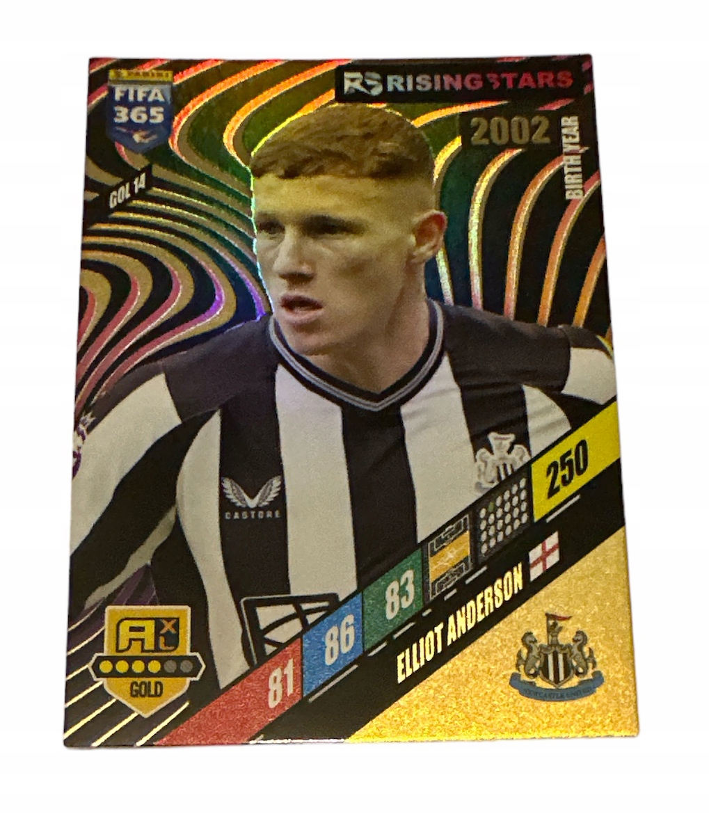 Fifa 365 2024 Adrenalyn Gold Rising stars Gol 14 Anderson