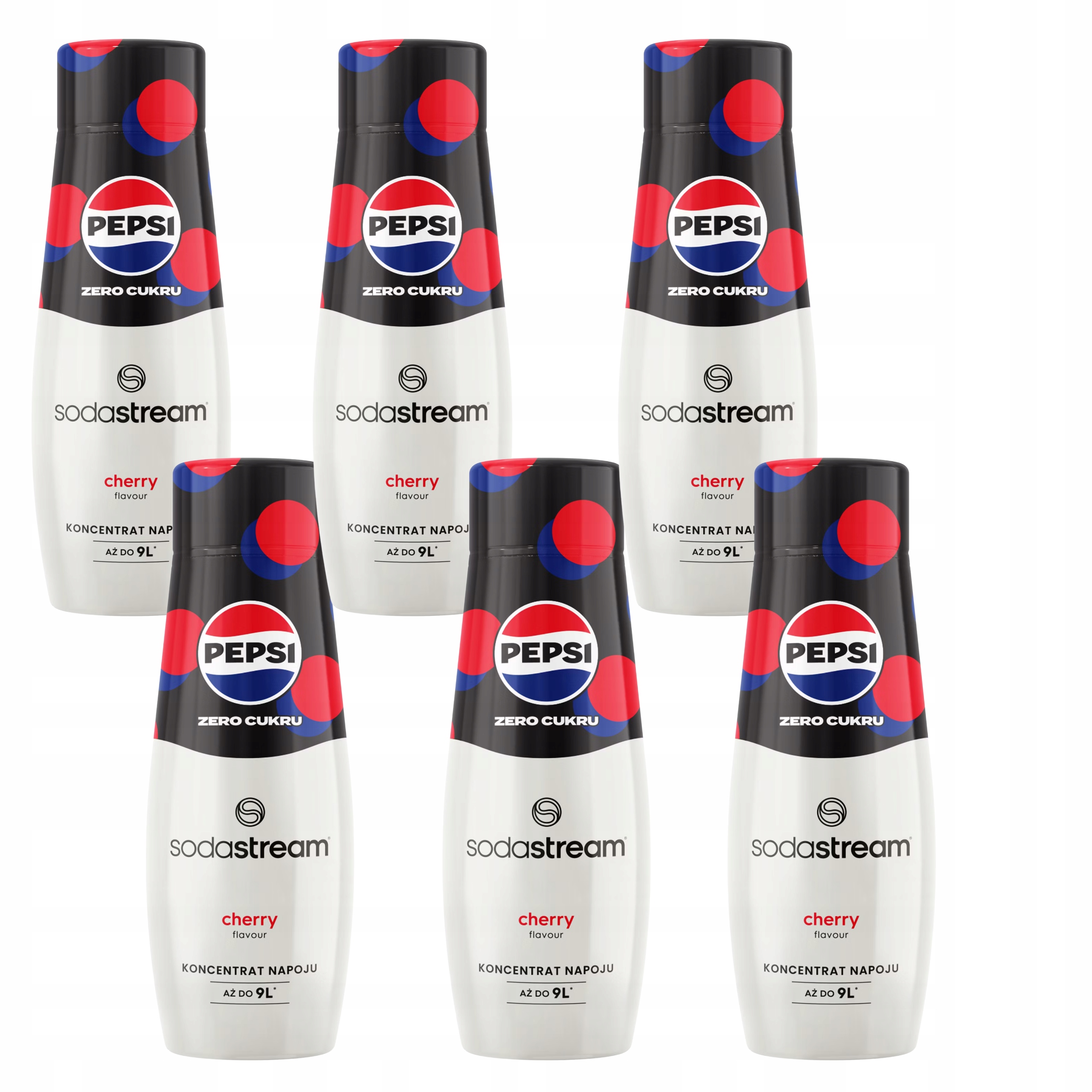 Sirupový koncentrát na sycení vody SodaStream Pepsi Cherry Zero Cukr 440 ml