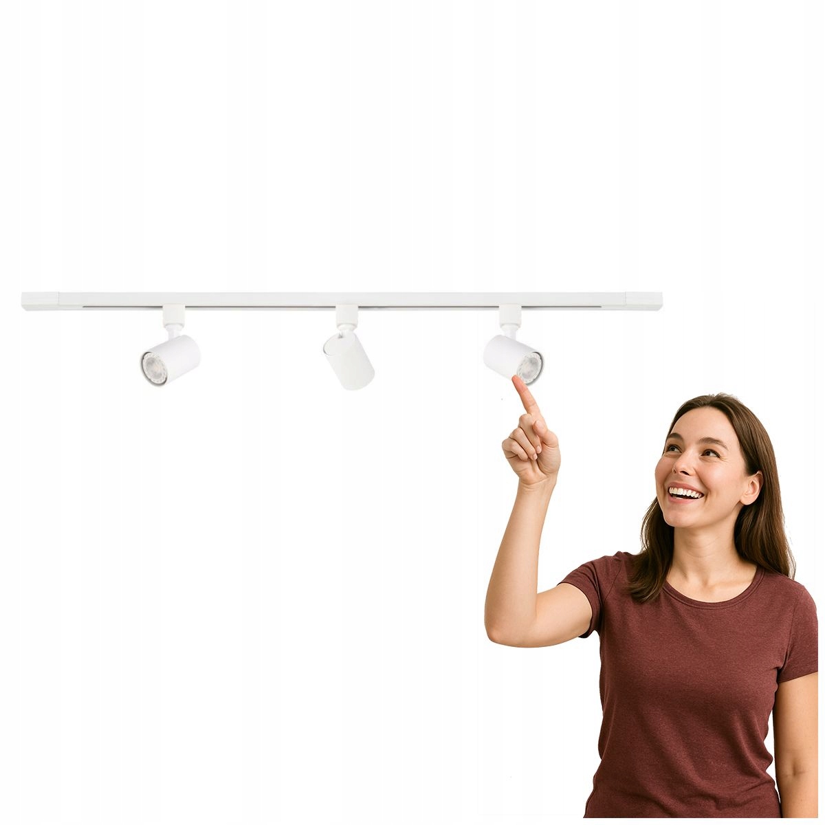 Lampa reflektor spotový koľajnicový Lumsi TRL-2071-3T-10-WH Italux